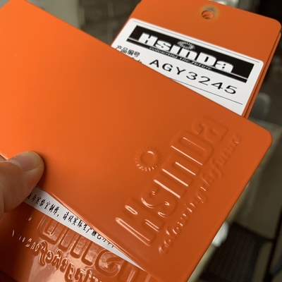 Epoxy-Polyester-Orangefarbe Elektrostatische Pulverbeschichtung für Lagerregal