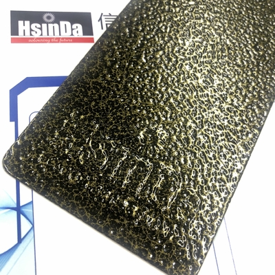 Masern elektrostatischer Epoxid-Polyester-Hammer Hsinda Hammertone-Pulver-beschichtende Farbe