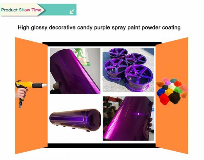 Purpurrotes Sprühfarbepulver coating.jpg der hohen glatten dekorativen Süßigkeit 212