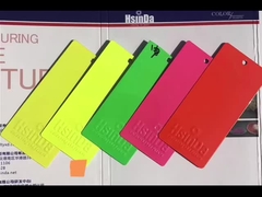 Durchsichtige Fluoreszenz-Innenraum-Pulverbeschichtung Epoxy-Polyesterfarbe