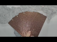 Glatte Folie Hammertone Braun Pulverbeschichtung für architektonische Anwendungen