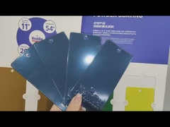 Elegante und langlebige blaue Metallpulverbeschichtung für Fahrzeugteile mit UV-beständigen Eigenschaften