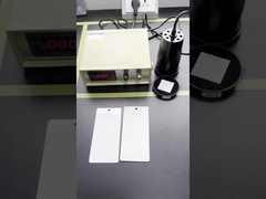 Glanzmessung zur Bewertung der Spiegelreflexivität von elektroplatierten Silberpulverbeschichtungen