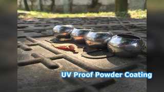 Langlebige, UV-beständige Pulverbeschichtung für die Außenseite