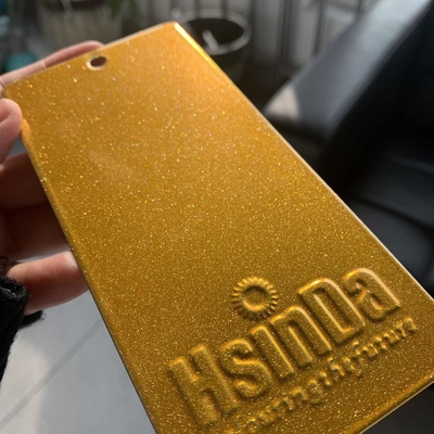 Chrom-Gold-Sparkle-Metall-elektrostatische Pulverbeschichtung für Möbel, Boote und Gerätefarbe