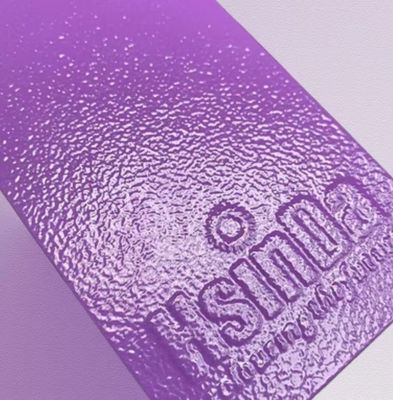 Hitzebeständige, knitterfreie, violette Epoxid-Polyester-Pulverbeschichtung mit Knittertextur für industrielle und Möbelanwendungen