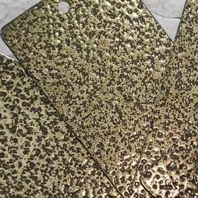 Starke dekorative Hammertone-Epoxy-Polyester-Pulverbeschichtung zur Abdeckung von Defekten