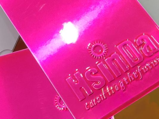 Hohe Helligkeit Thermosetting Candy Pink Pulverbeschichtung für dekorative Akzente