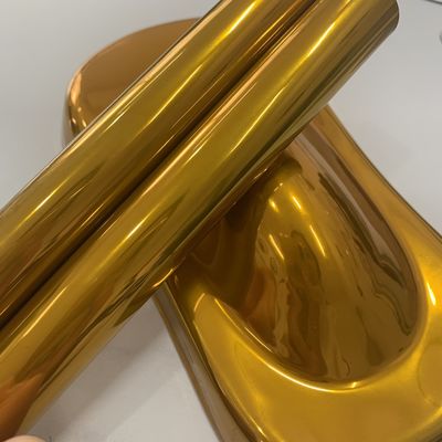 Doppelschichtige Trockenbeschichtung, klare Candy-Gold-Pulverbeschichtung, wetterbeständig, hohe Transparenz