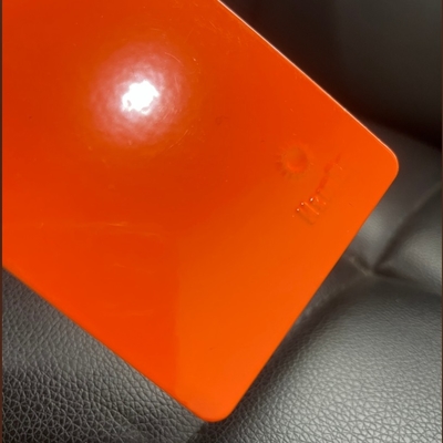 Orange Farbe Chemikalienbeständige Leistung Elektrostatische Pulverbeschichtung für Fahrradsportgeräte