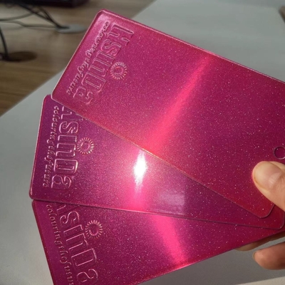 Glimmering Pink Polyester Pulverbeschichtung für Elektronik Automotive Innenräume UV- und Feuchtigkeitsbeständig