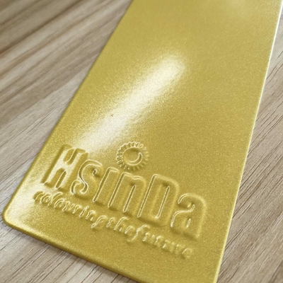 Überlegene Glanz- und Farbbindung Metallpulverbeschichtung in Gold für Oberflächenveredelung