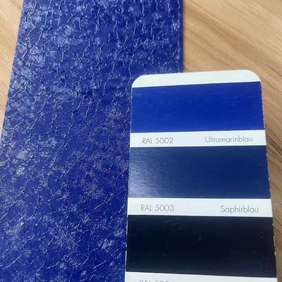 Ral 5002 Blaue Krokodilpulverbeschichtung mit 50 kg/cm Belastungs- und 1000hr Feuchtigkeitsbeständigkeit für Metalloberflächen