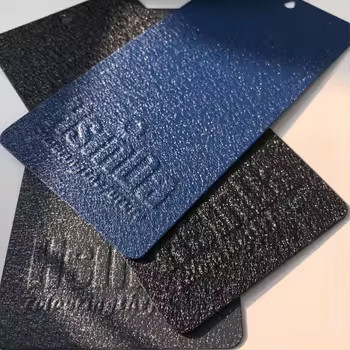 Hsinda Epoxypolyester-Pulverbeschichtung Anti-Kratz-Ral Farbe Hauttextur Sprühfarbe