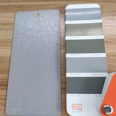 Witterungsbeständige RAL 7004 Graue Strukturbeschichtung aus Polyester-Pulverlack für Elektroschränke