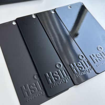 Individuell angepasste RAL9005 Schwarze elektrostatische Pulverbeschichtung mit glänzender Matte Oberfläche und 180-200°C Aushärtung