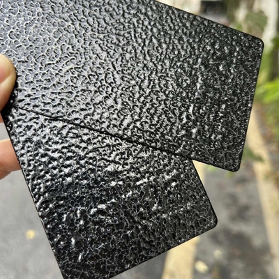 Silberschwarze Pulverbeschichtung Elektrostatische Sprühhammer Textur Pulverbeschichtung