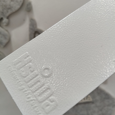 Weiße Falte Textur Polyesterpulverbeschichtung 60-80um für Metall