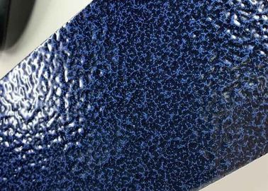 Blaue Hammer-Beschaffenheits-thermostatoplastisches Pulver im Freien, das metallischen Effekt beschichtet